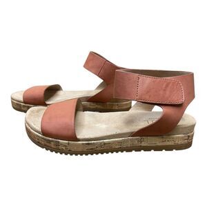 Naturalizer Soul Tan Open Toe Sandals Size 8.5 Comfy Classic Minimalist